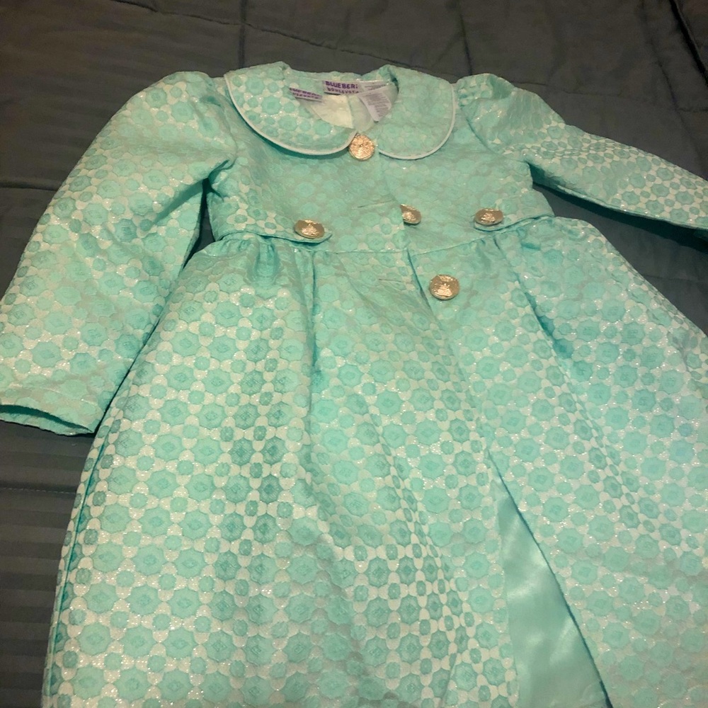 Dressy Printed Jacket with Matching Dress size 6